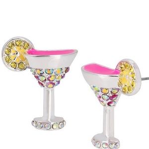 Betsey Johnson Margarita Stud Earrings